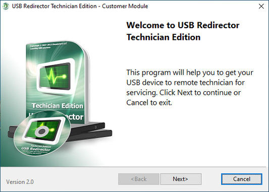 How to Redirect a USB Device for Servicing