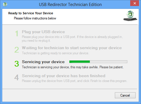 USB Redirector: Step 04 - CleanIMEI